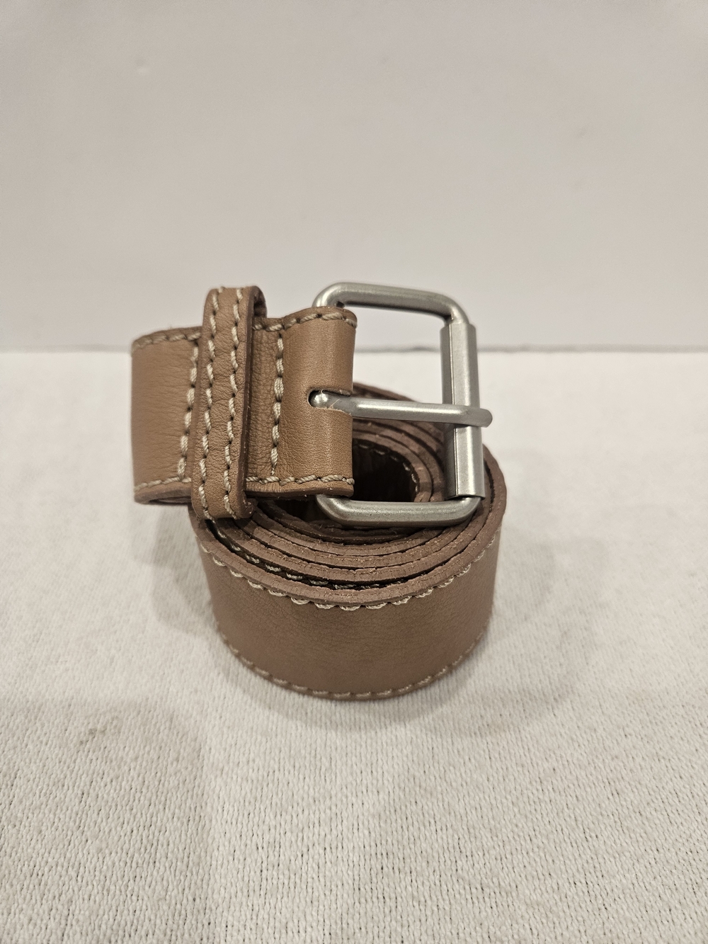 Fabiana Filippi Brown Leather Belt Size 40 Made In Italy Classic